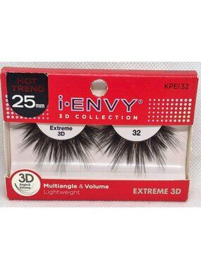 I-Envy 3D Collection Extreme 3D Eyelashes 25mm Multiangle & Volume Lightweight